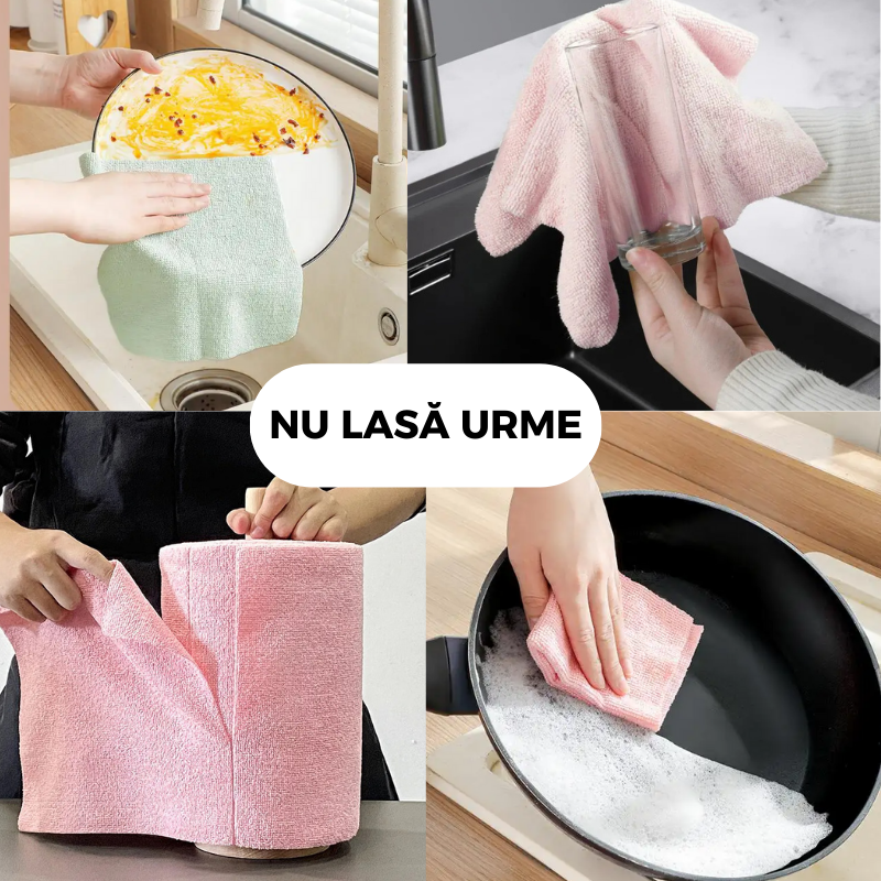 ROLĂ 50 LAVETE MICRO-FIBRĂ 1+1 GRATUIT