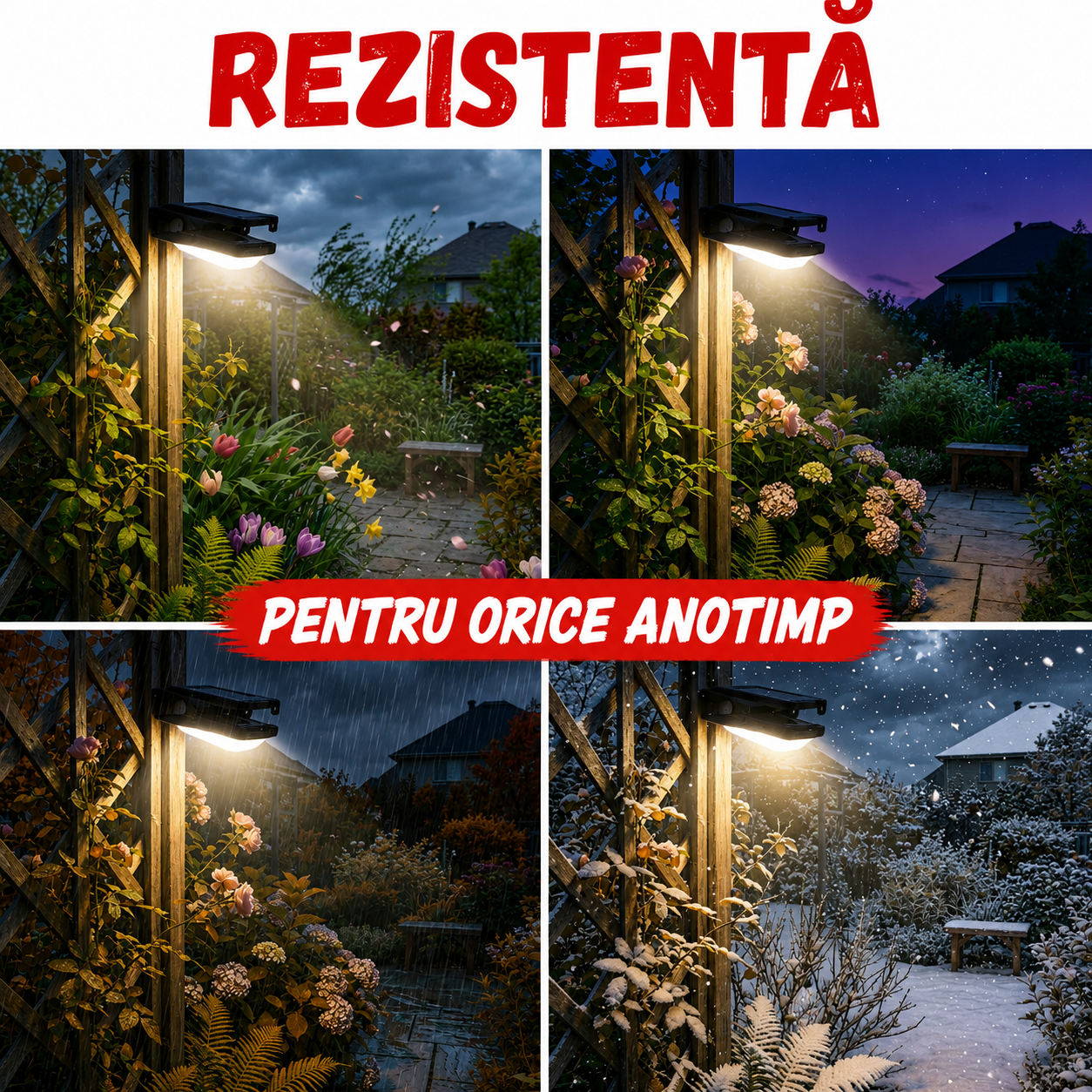Lampă Solară Portabilă cu Clips