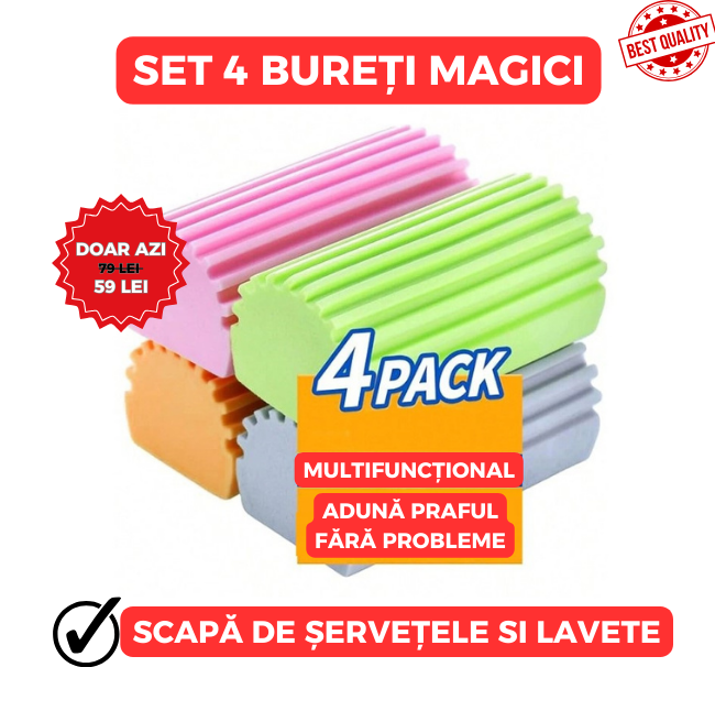 SET 4 BUREȚI MAGICI