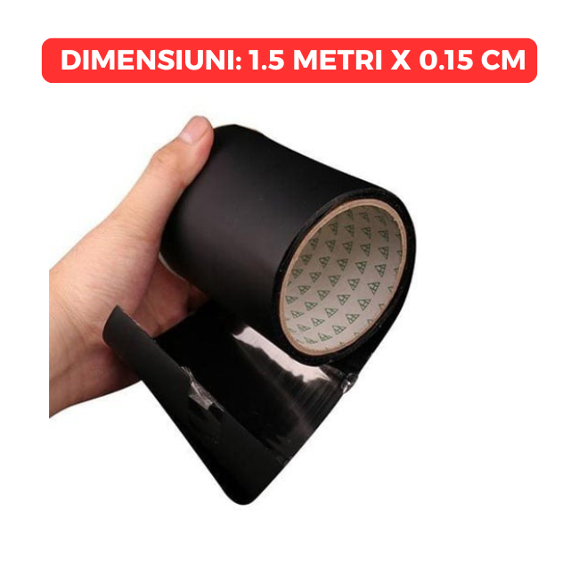 Banda adeziva cauciucata reparatoare Flex Tape 1+1 GRATIS