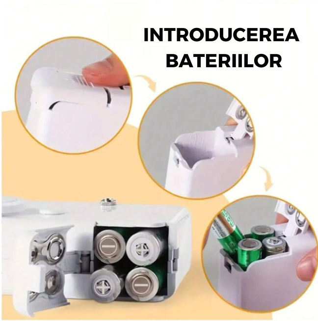 MINI MAȘINĂ DE CUSUT PORTABILĂ