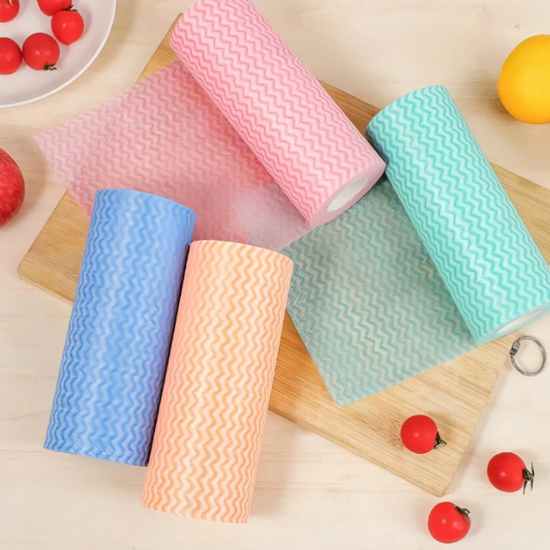 ROLĂ 30 LAVETE MICRO-FIBRĂ 3+2 GRATIS