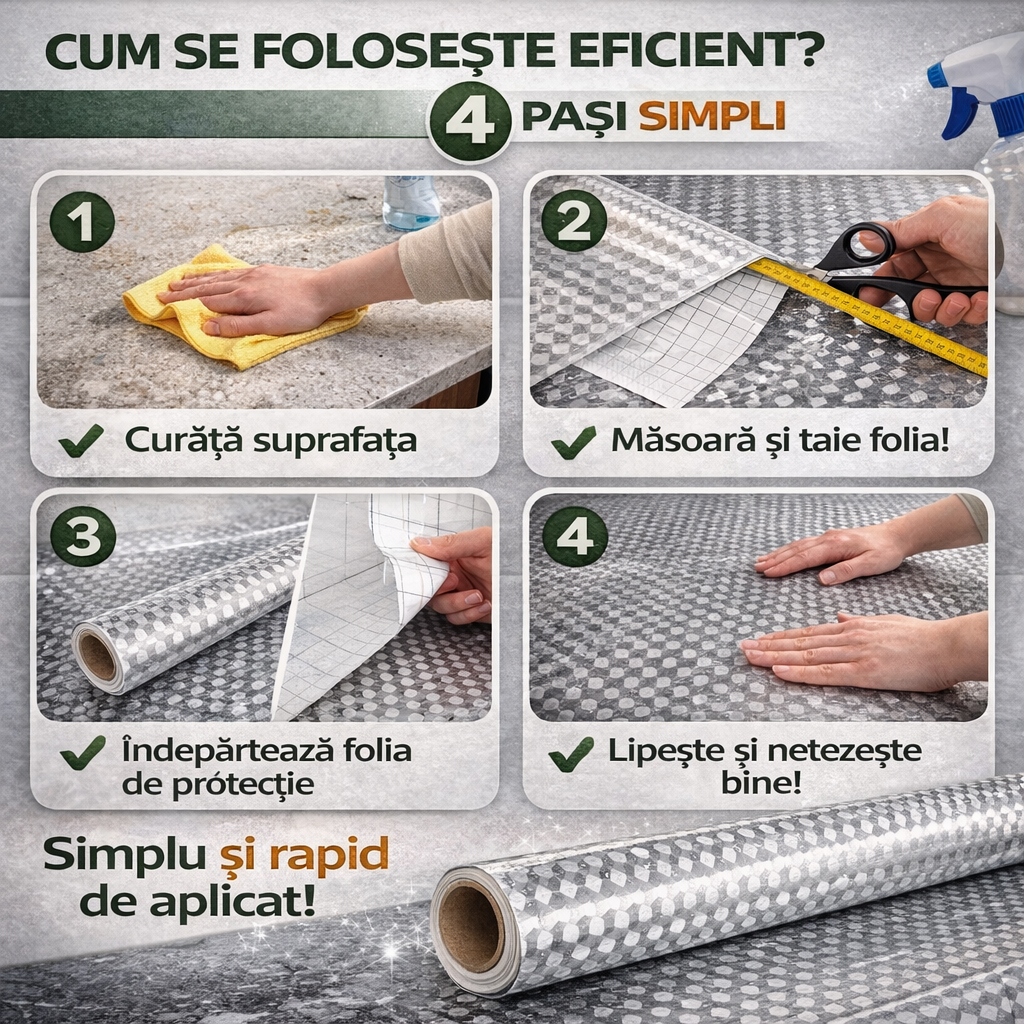 Folie de aluminiu autoadeziva