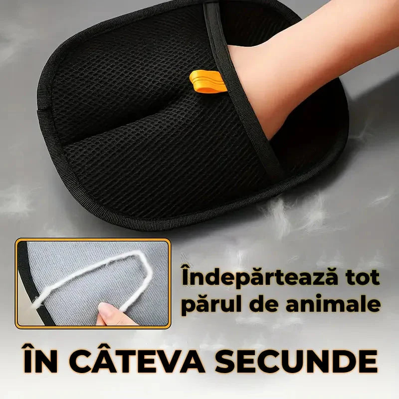 Mănuşă pentru păr de animale şi scame 1+1 GRATIS