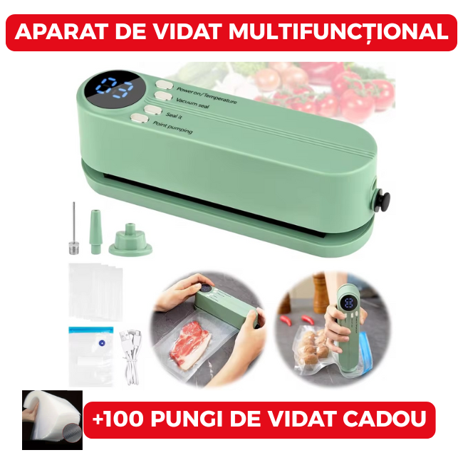 APARAT DE VIDAT MULTIFUNCTIONAL (+100 Pungi Cadou)
