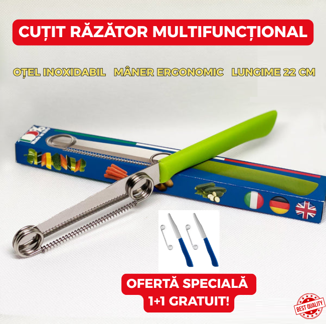 Cuţit Răzător Multifunţional 1+1 Gratis