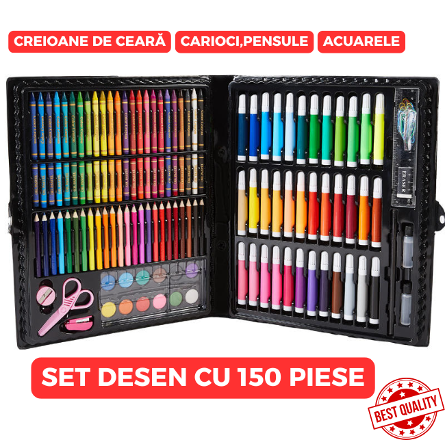 Set De Colorat Cu 150 Piese