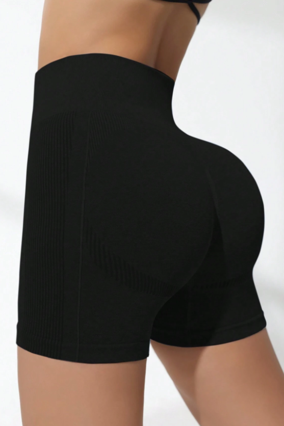 Colanți Modelatori Scurți cu Efect de Push-Up și Talie Înaltă