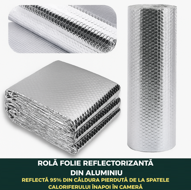 Rolă Folie Termoizolantă Reflectorizantă