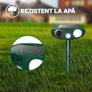 Aparat ultrasonic solar pentru daunatori 50 m²