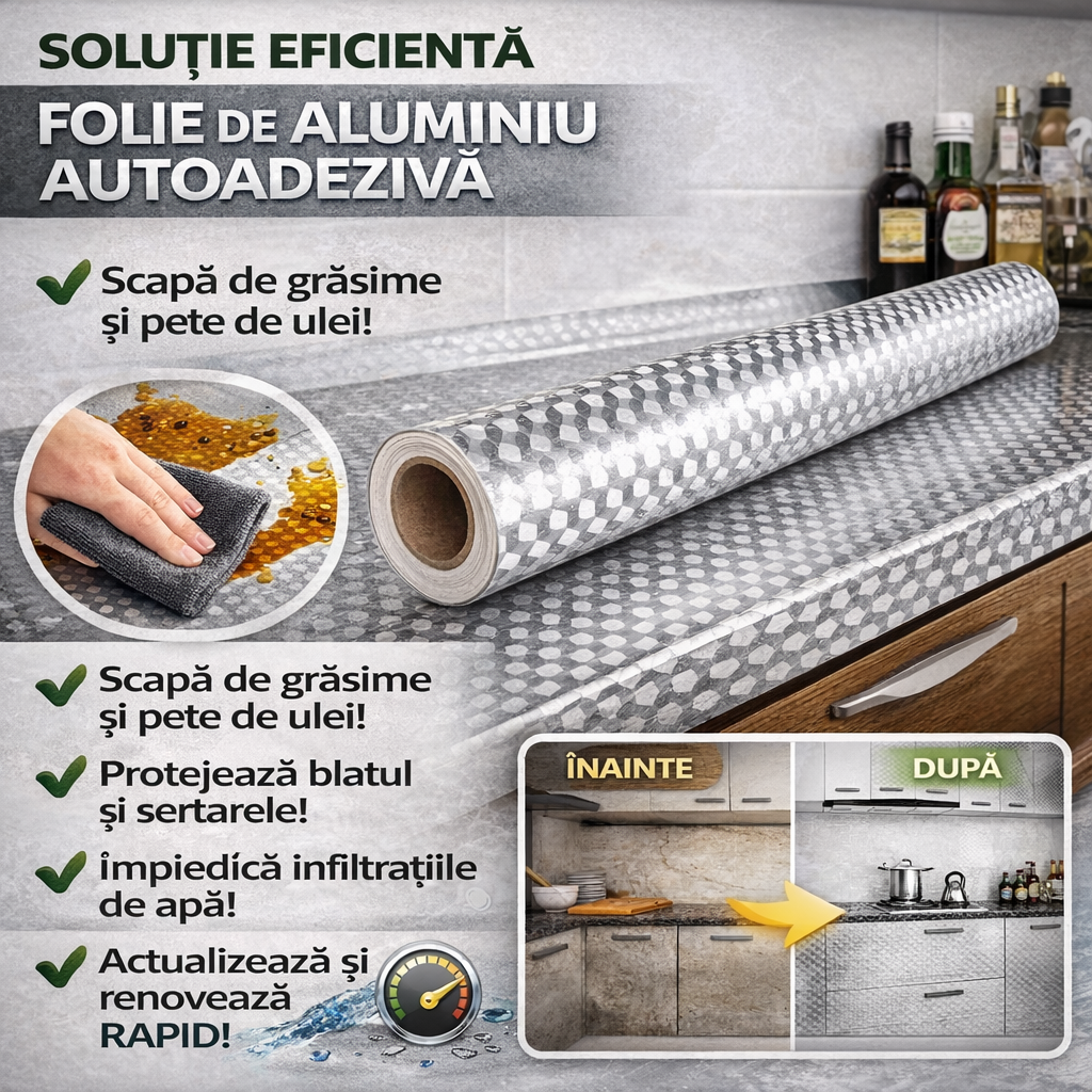 Folie de aluminiu autoadeziva